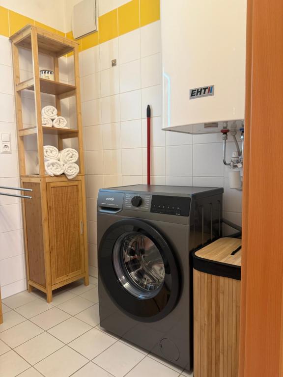 Bad mit Waschmaschine Apartment D01